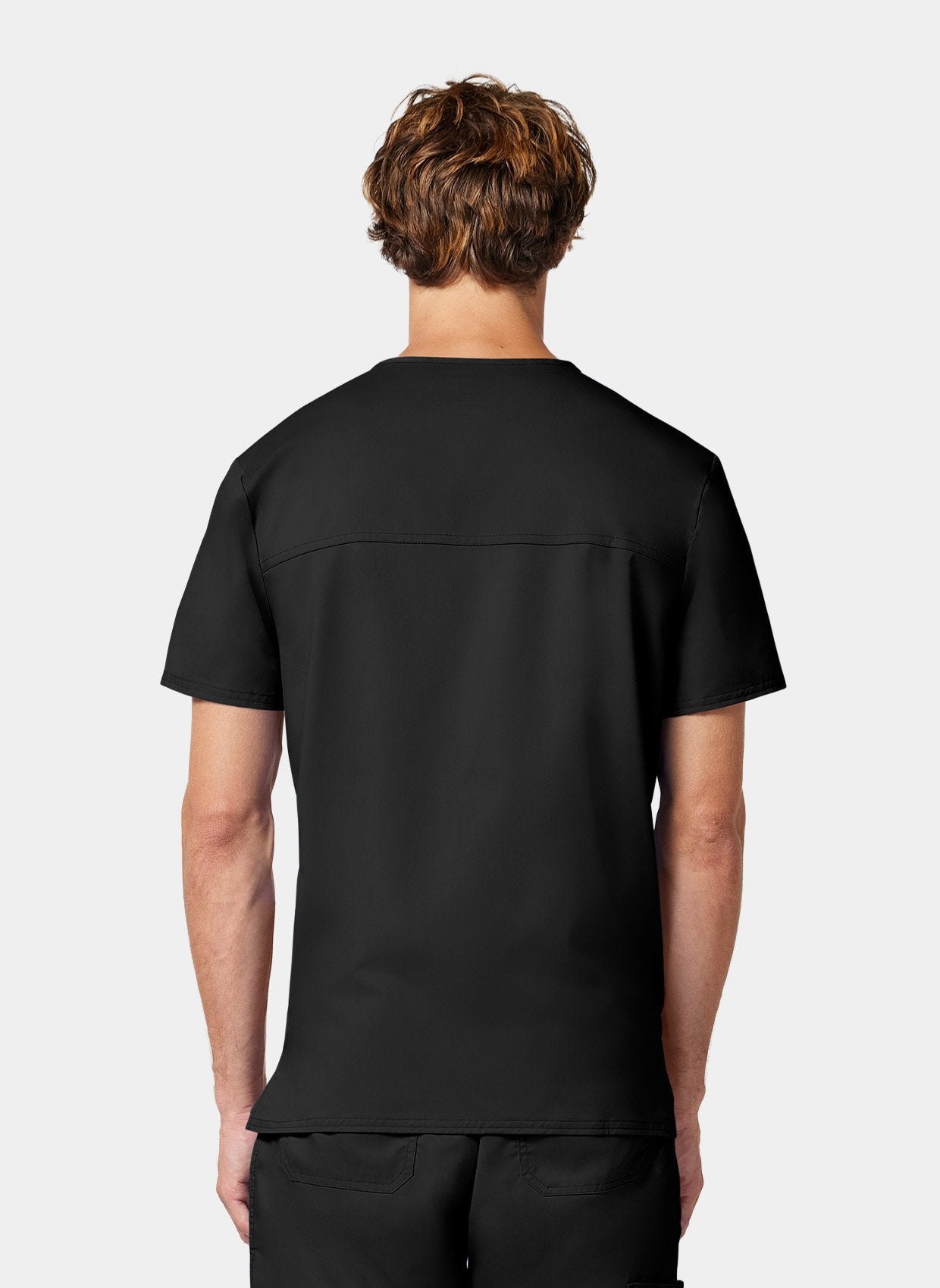 Cherokee WW Revolution Men-s V-Neck Scrub Top WWE670 - Black