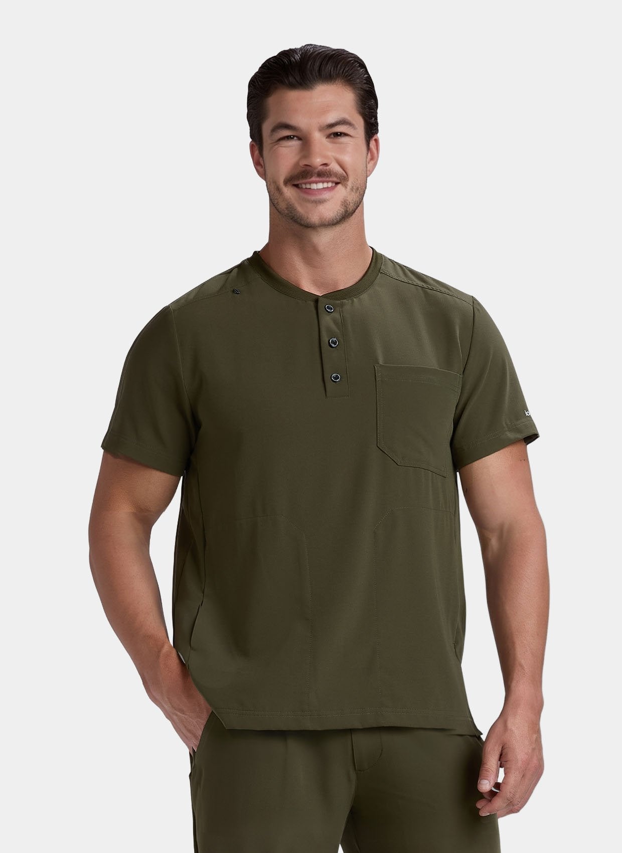 Koi Next Gen Flex Forward Scrub Top - Olive