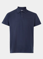 Navy blue polo shirt