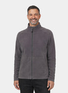 unisex perth fleece scrub jacket velilla grey