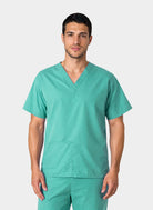 Unisex Budget Scrub Top - Mid Green