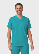 unisex-scrub-top-cherokee-originals-4700-teal3