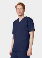 Cherokee Core Stretch Unisex V-Neck Scrub Top WWE4725 - Navy