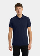 unisex short sleeve polo shirt velilla gibson navy