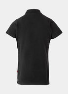 Black polo shirt