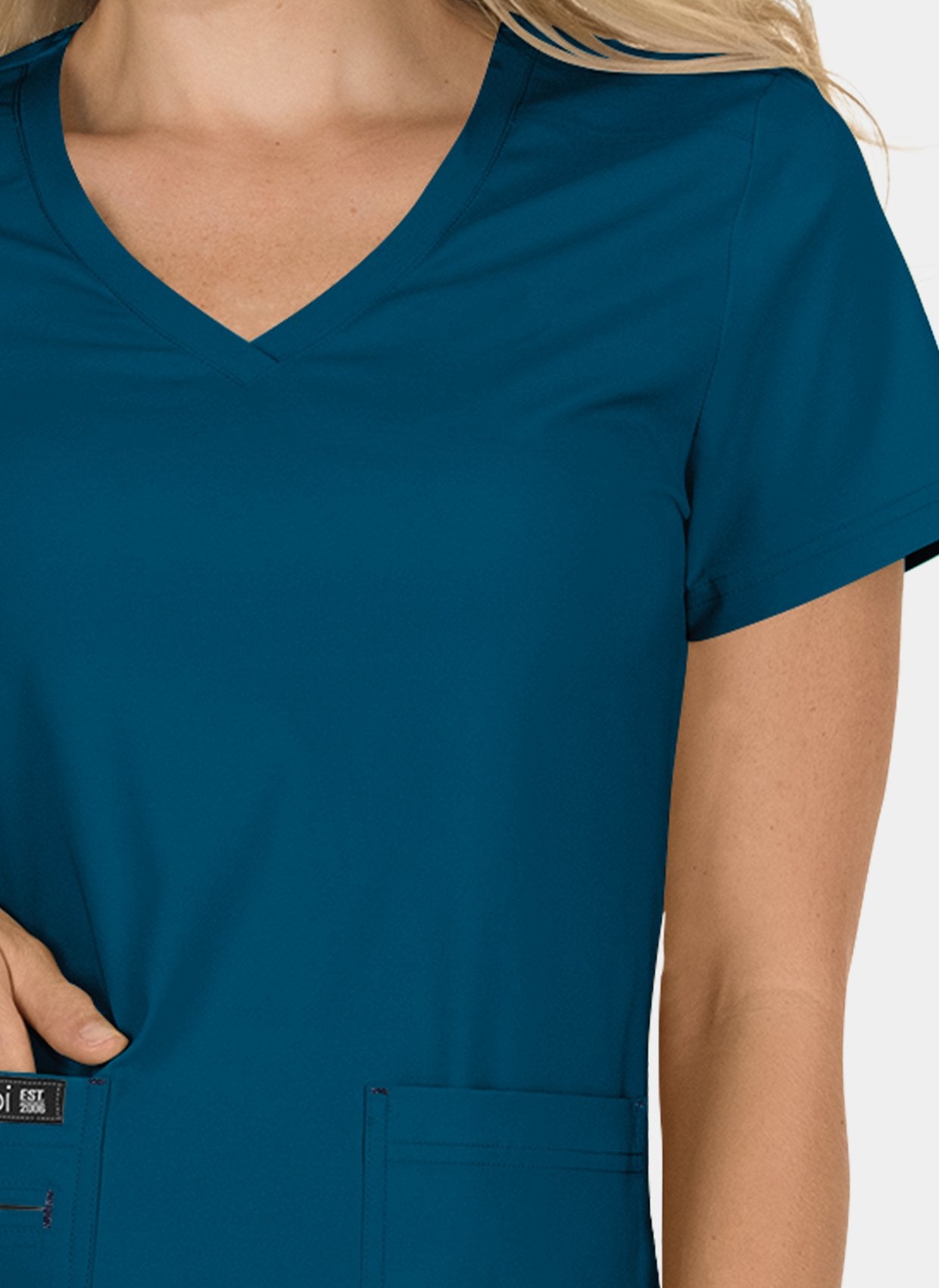 womens-koi-basics-becca-scrub-top-caribbean-3