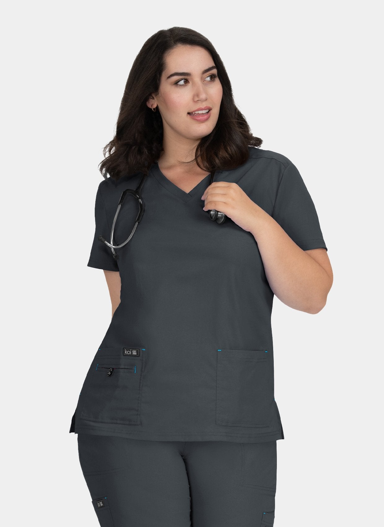 womens-koi-basics-becca-scrub-top-charcoal-3