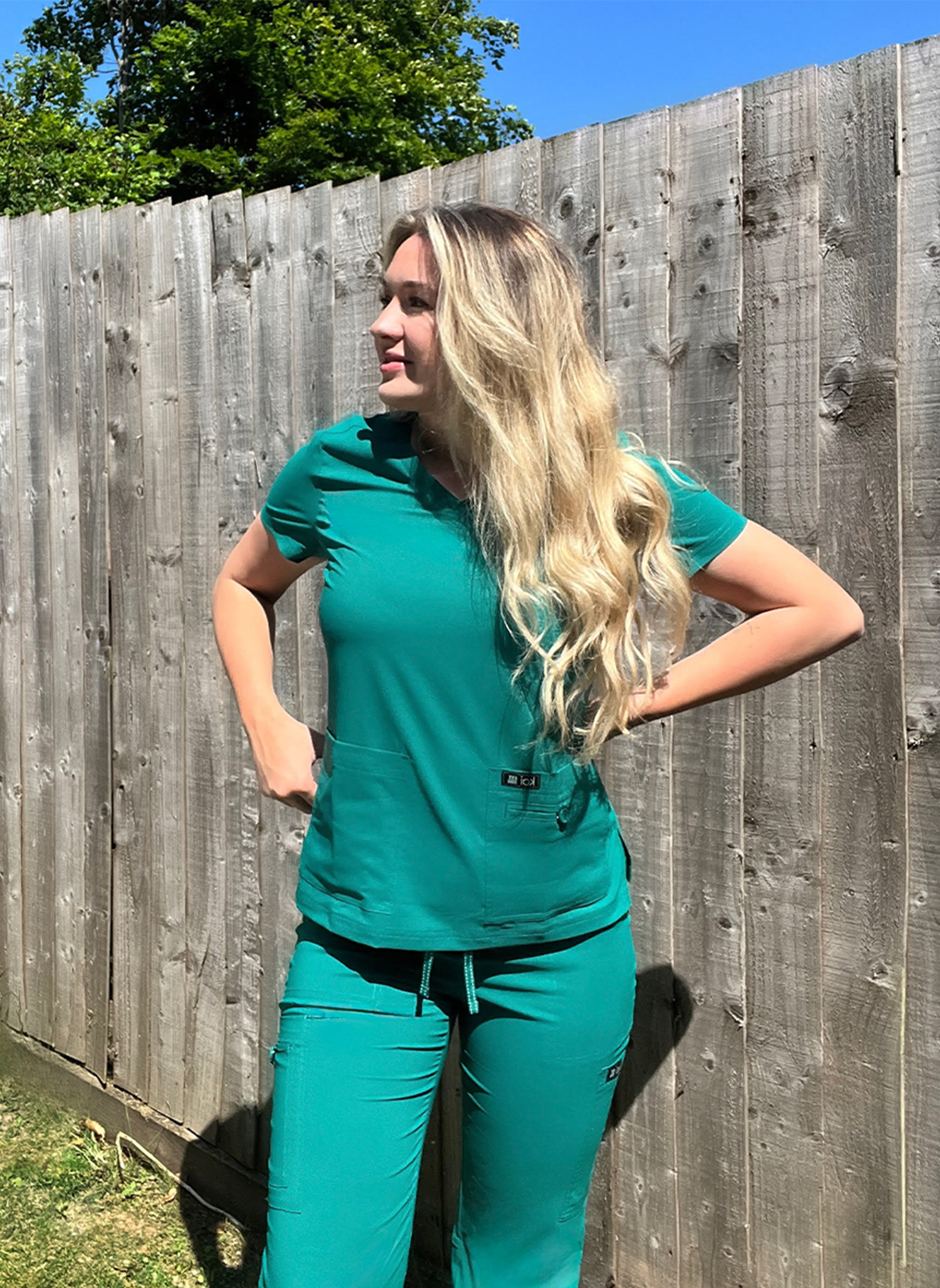 Koi Basics Becca Scrub Top
