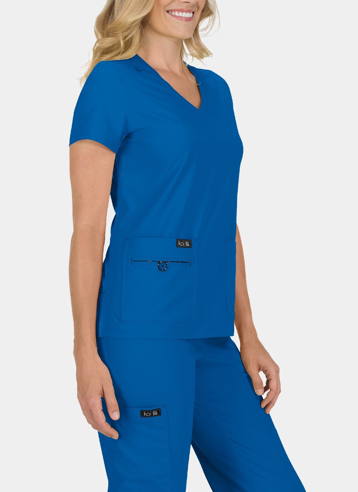 womens-koi-basics-becca-scrub-top-royal-3