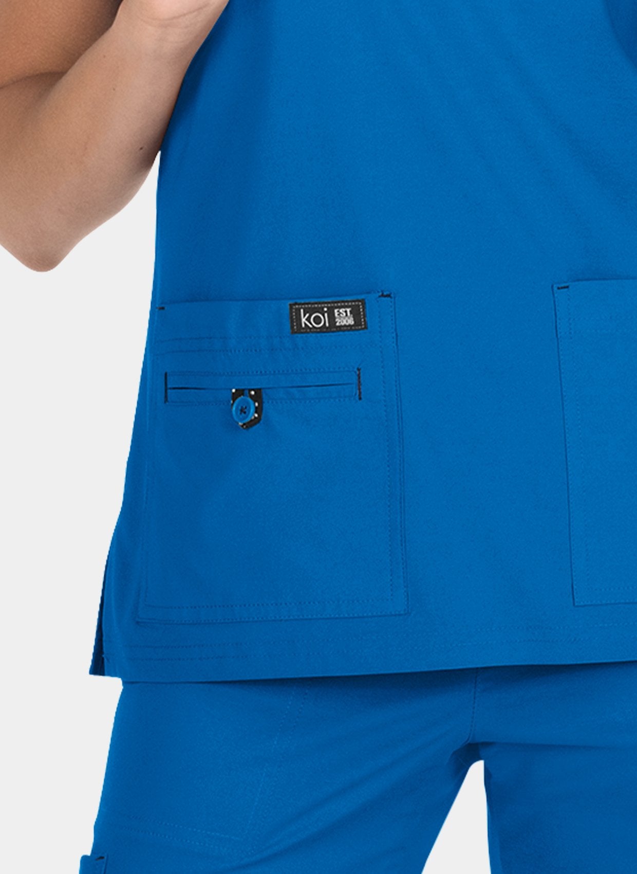 womens-koi-basics-becca-scrub-top-royal-4