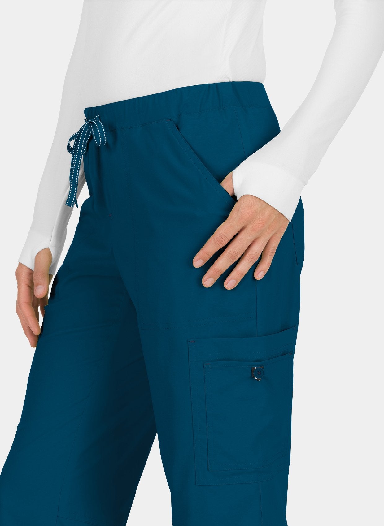 Koi Basics Holly Scrub Trousers - caribbean
