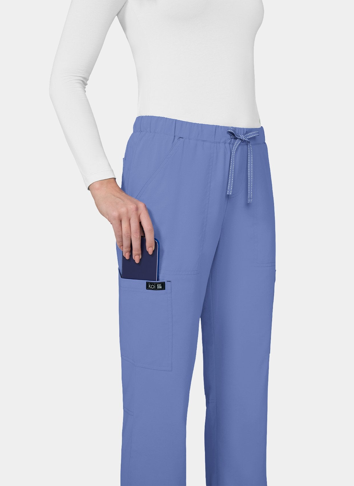 Koi Basics Holly Scrub Trousers - true ceil