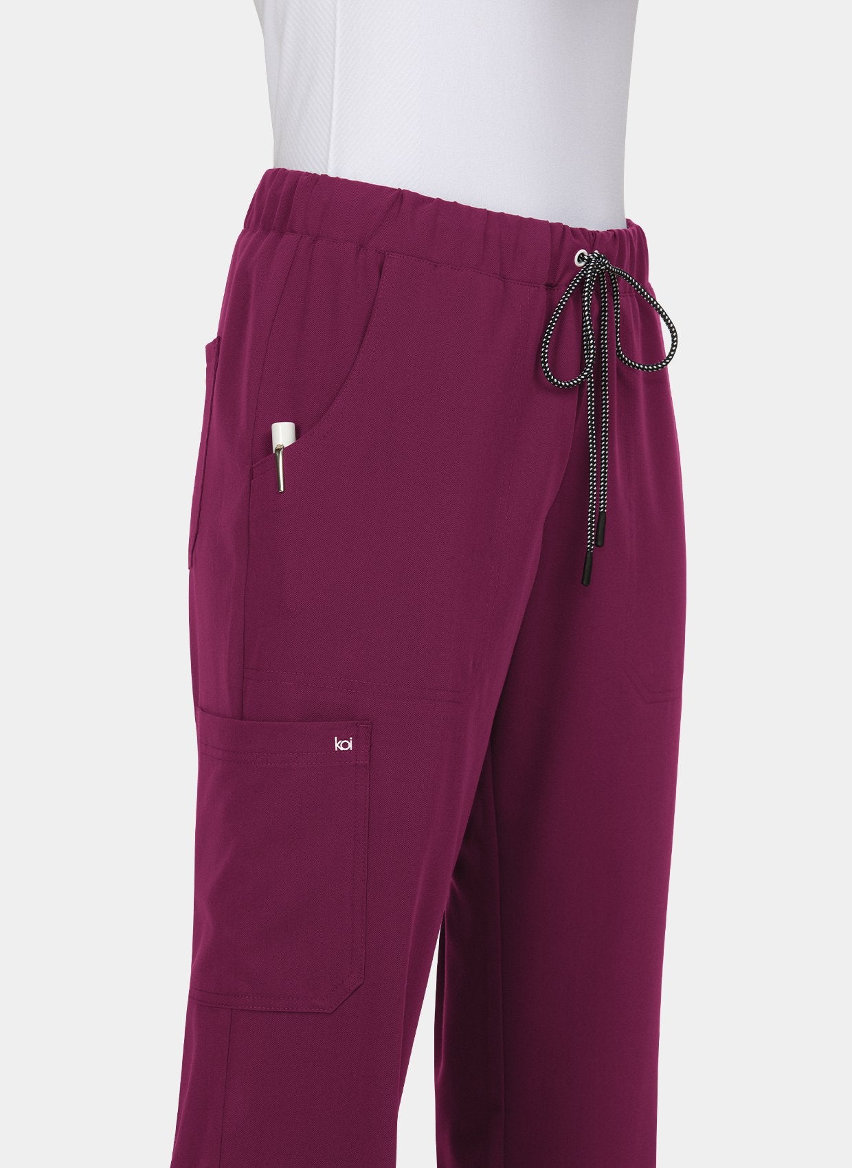 Koi Next Gen Everyday Hero Scrub Trousers - Wine