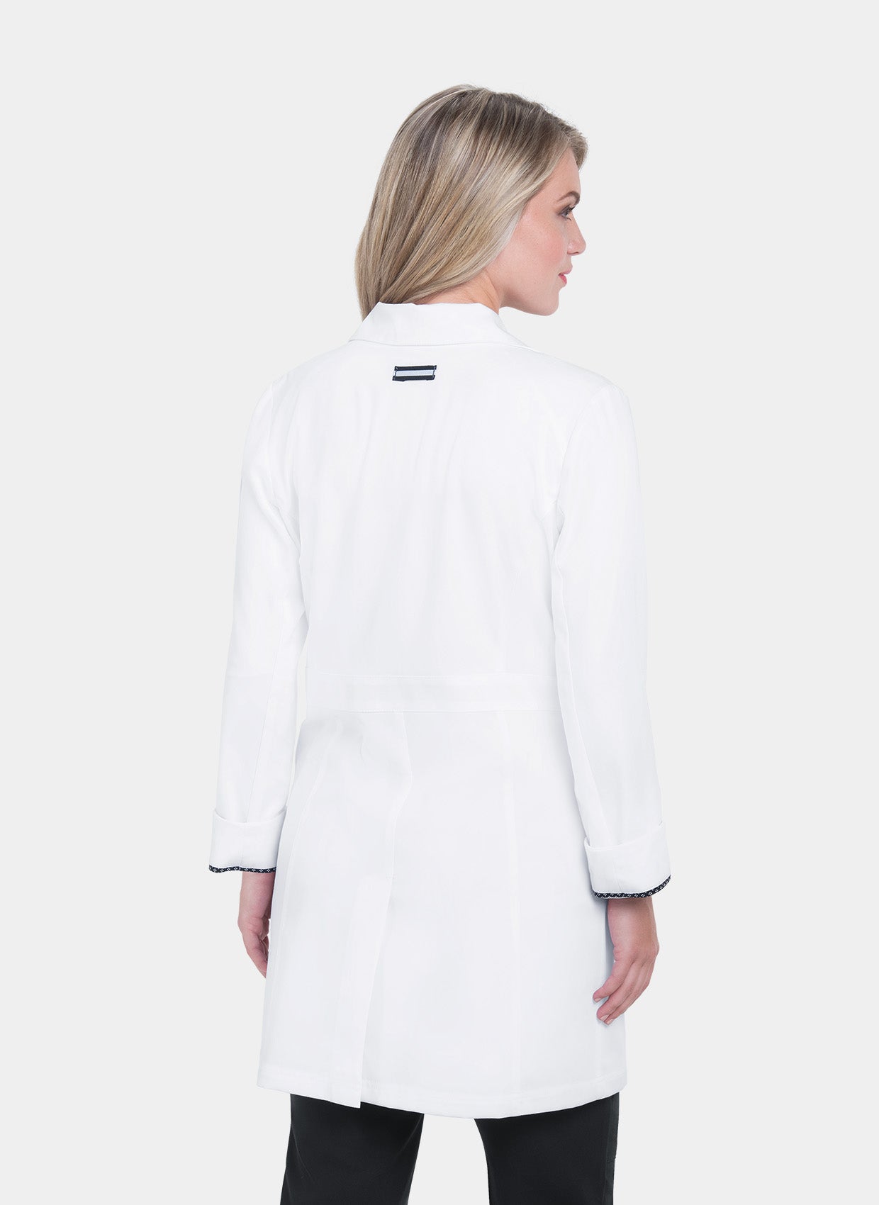 Women's lab coats fitted discount