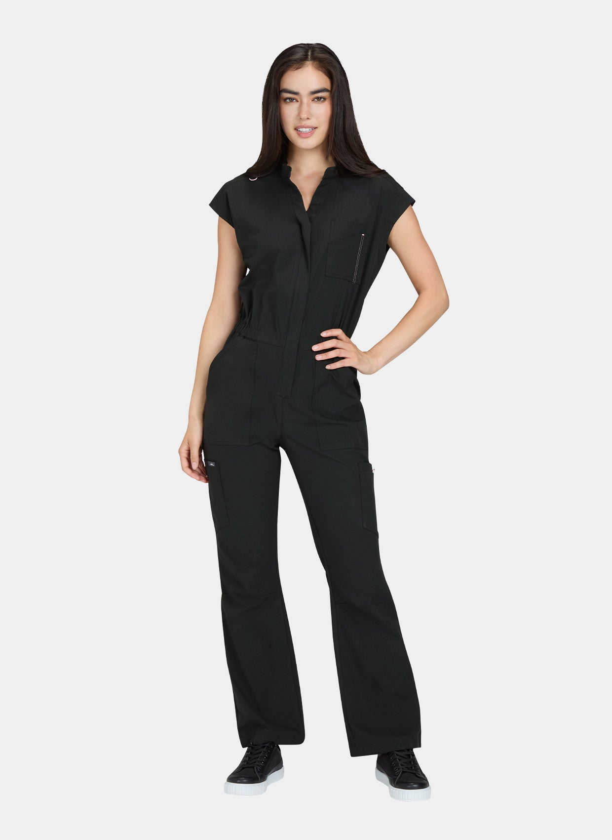 Koi Solis Anja Scrub Jumpsuit - Black