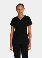 Dickies EDS Essentials Women's Mock Wrap Scrub Top DKE625 - Black