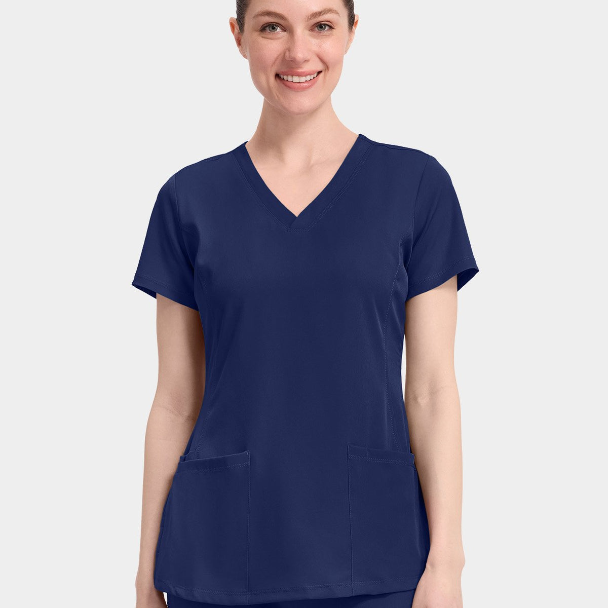 Healing Hands Monica Scrub Top - Navy – Happythreads UK