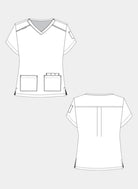 womens-scrub-top-koi-cureology-cardi-sketch