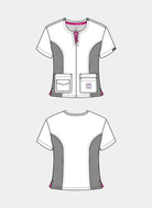 Koi Lite Serenity Scrub Top - Sketch