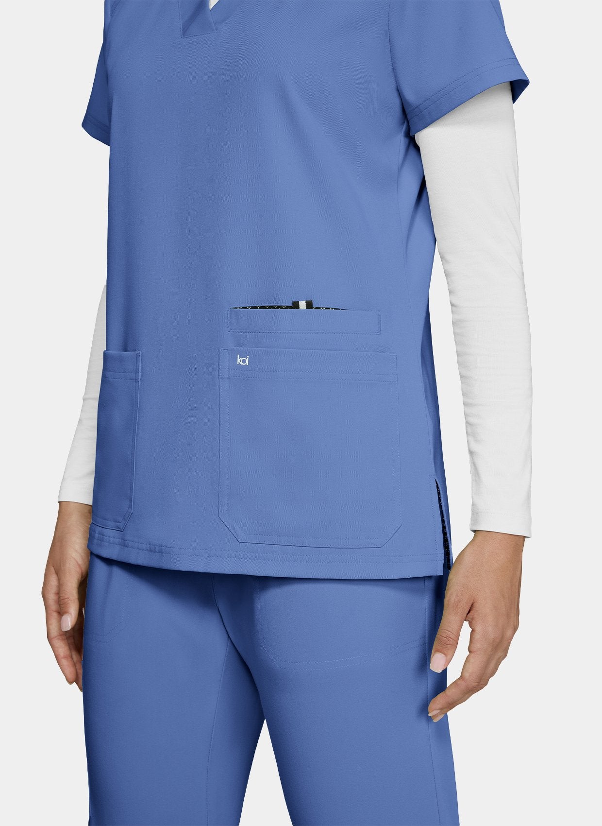 Koi Next Gen Hustle And Heart Scrub Top-True Ceil