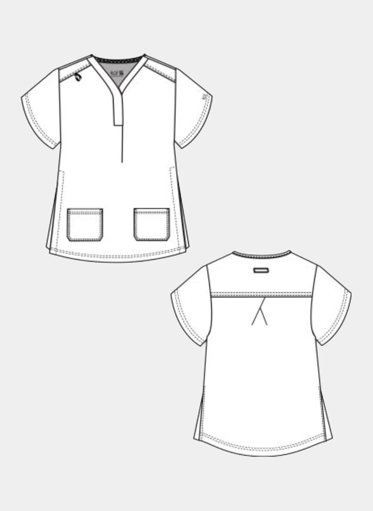womens-scrub-top-koi-next-gen-onboard-maternity-sketch