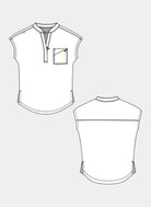 Koi Solis Catrin Scrub Top - Sketch