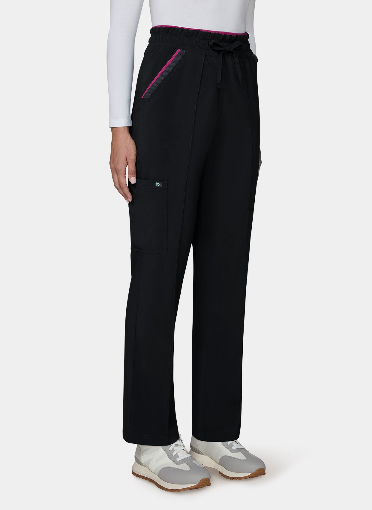 Womens Scrub Trousers Koi Basics Raelynn - Black