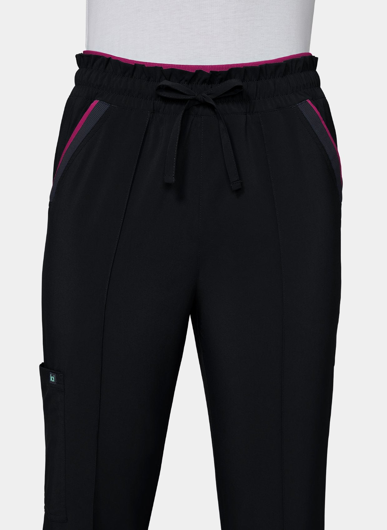 Womens Scrub Trousers Koi Basics Raelynn - Black