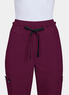 Koi Solis Freda scrub trousers wine