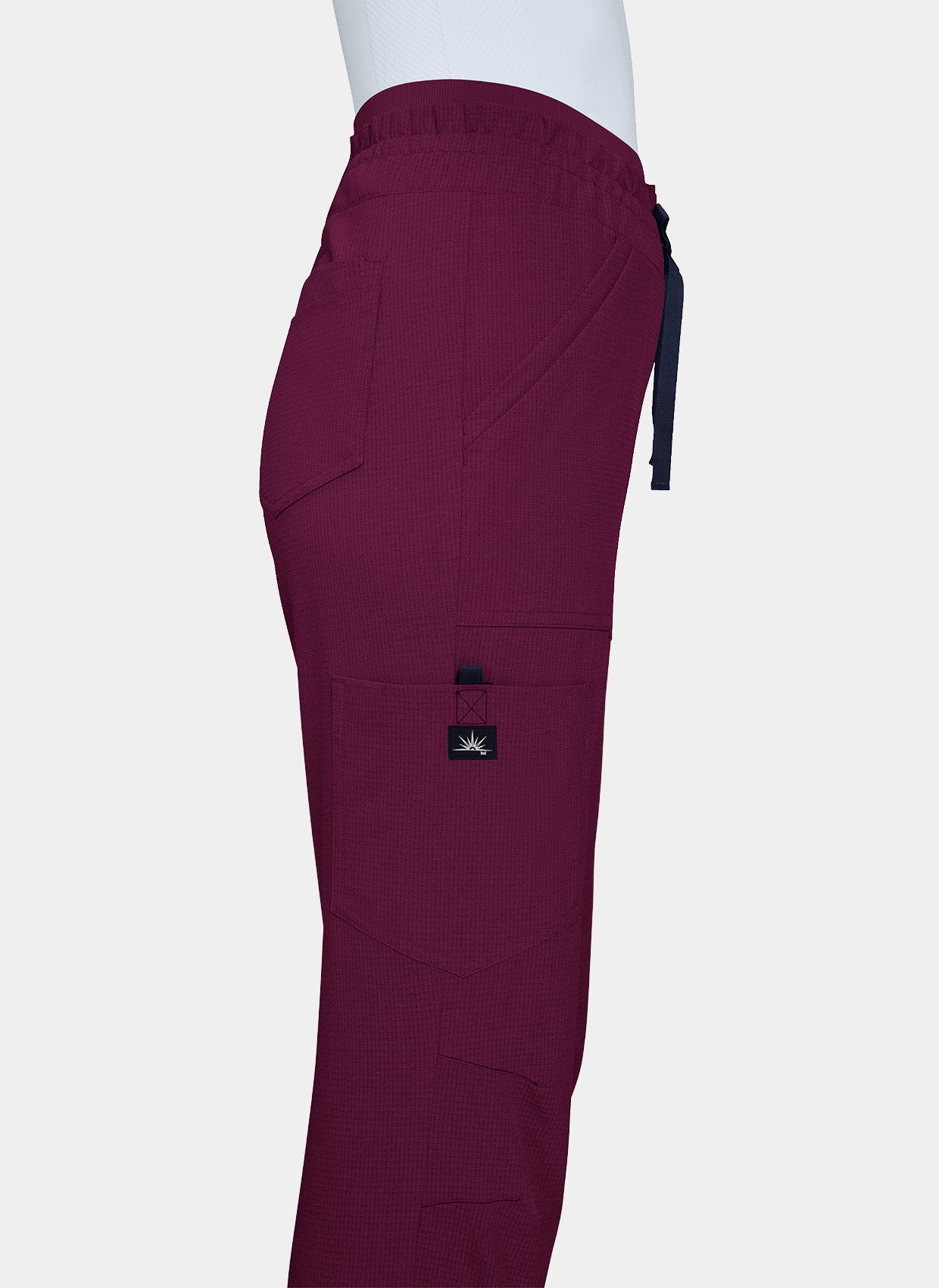 Koi Solis Freda scrub trousers wine