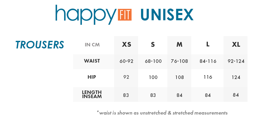 happyfit-unisex-trousers-size-guide
